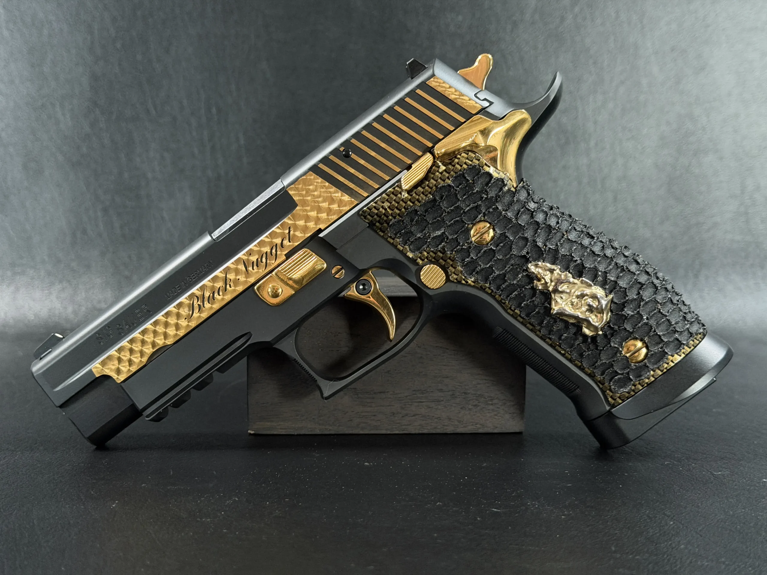 SIG Sauer P226 XFive Black Nugget Gold Accents