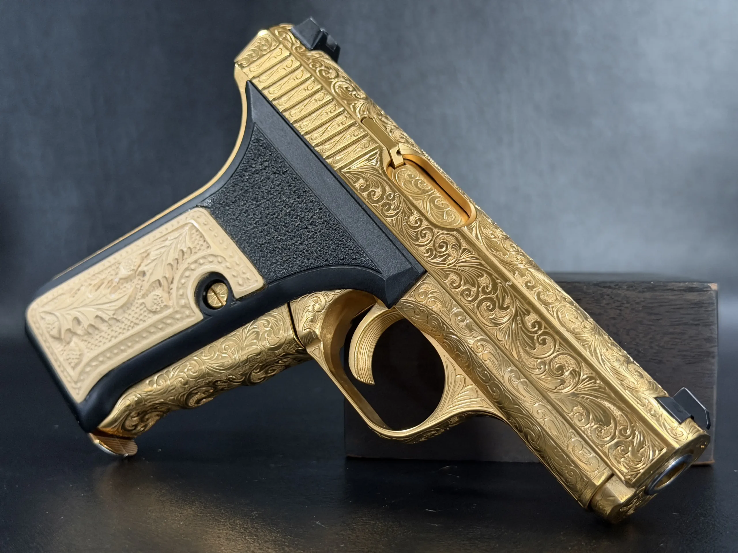 Gold Finished HK P7 Presentation Pistol