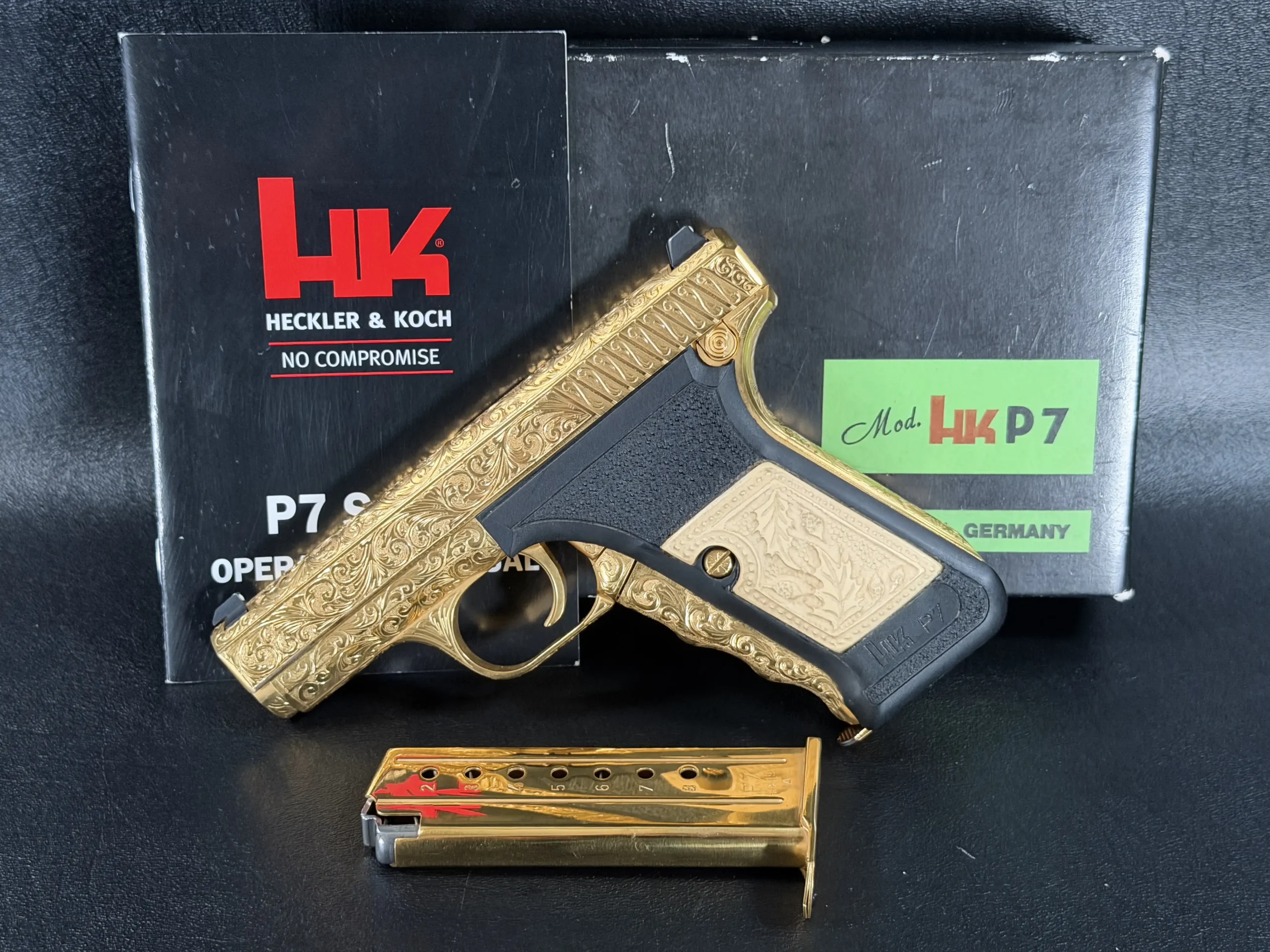 JW Thompson Engraved Gold HK P7