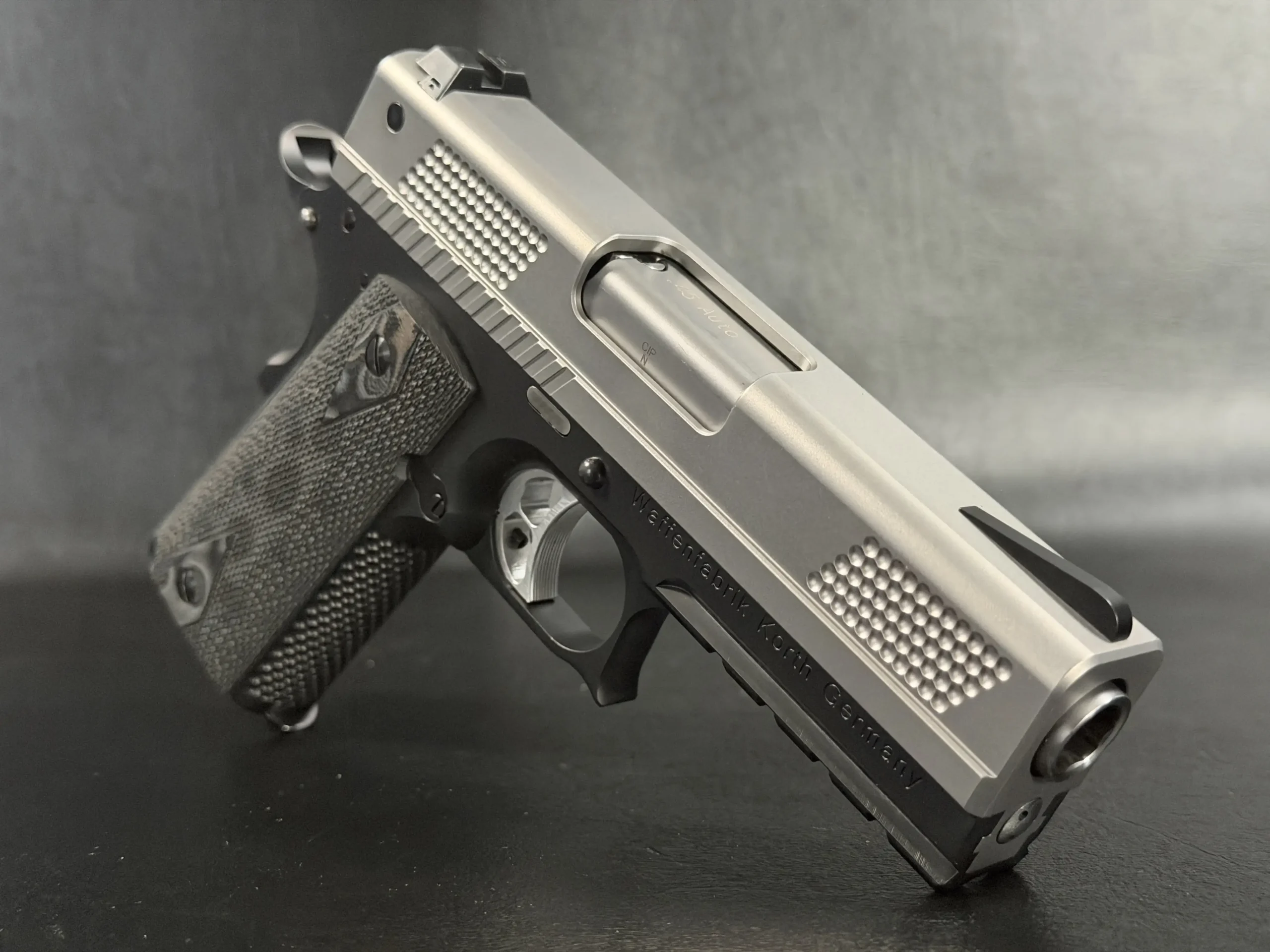 Korth PRS 4 Inch 45 ACP Matte Stainless Slide