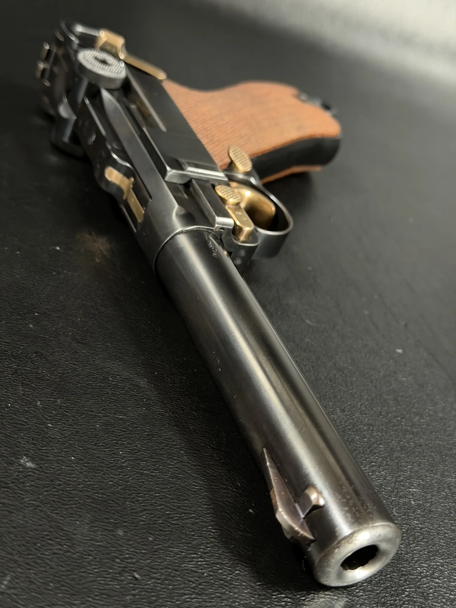 DWM P08 Parabellum Sport 9mm Barrel Length Detail