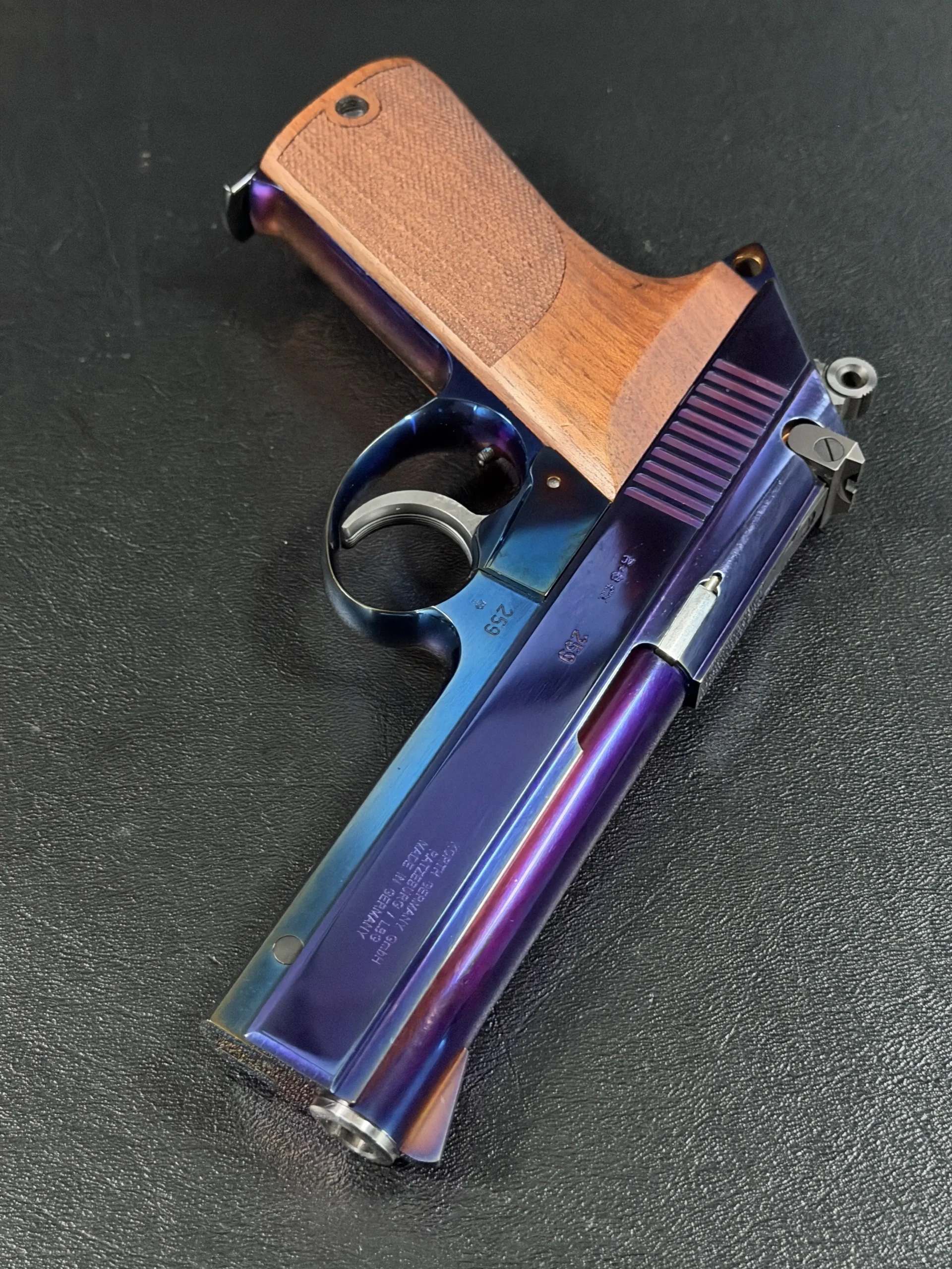 Korth Blue Plasma Polished Pistol