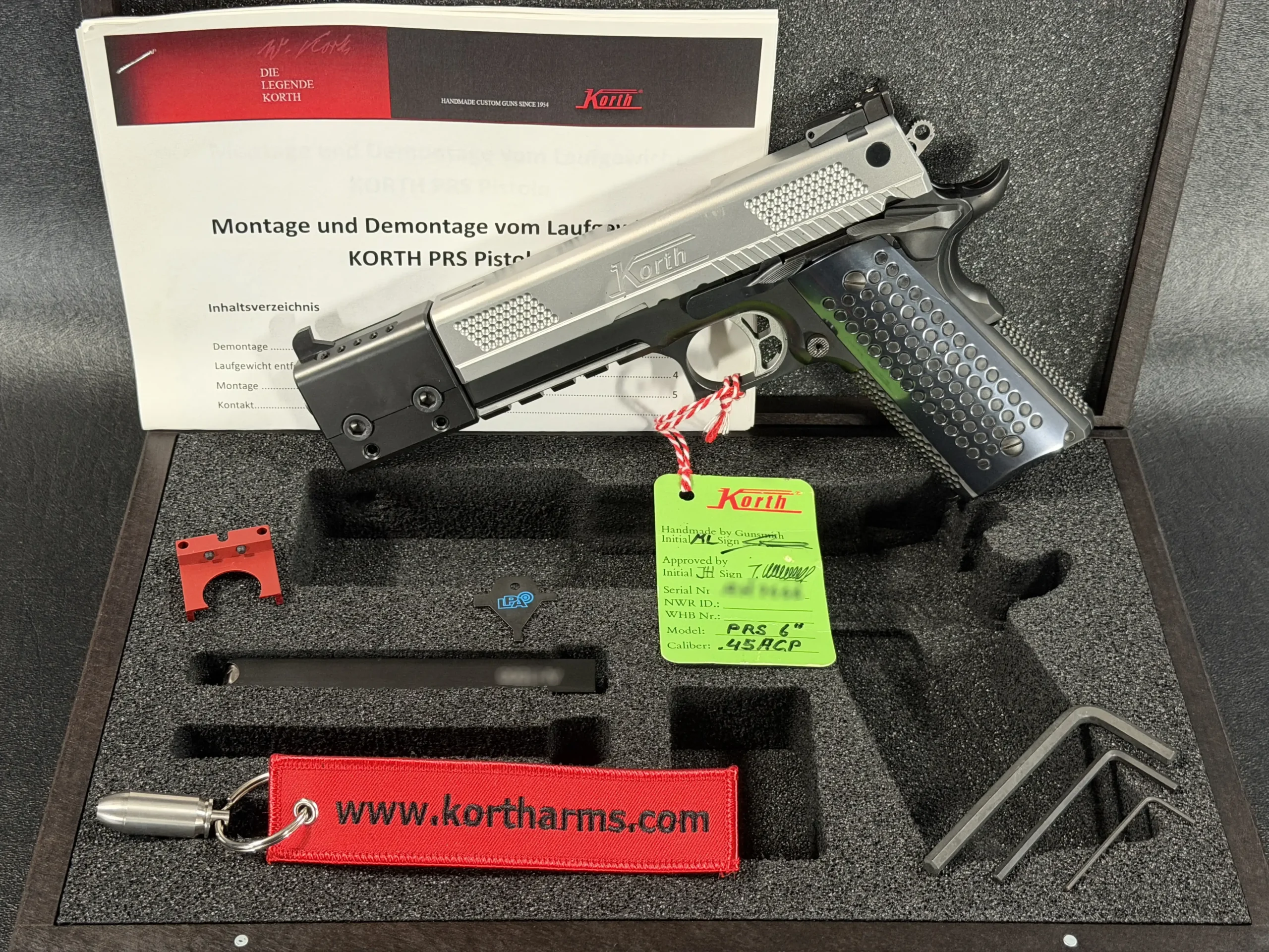 Korth PRS 6 Inch Black And Stainless Set