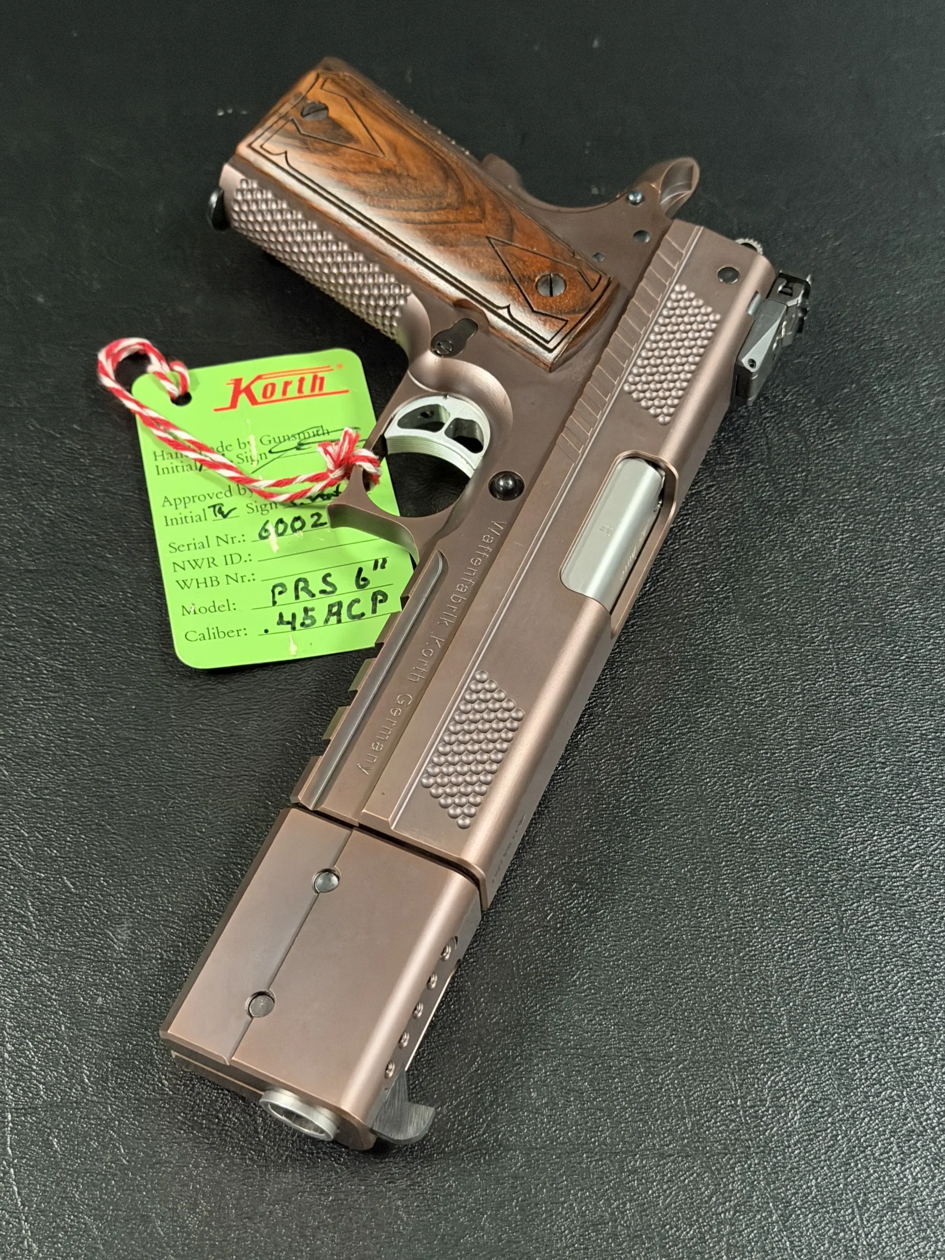 Korth PRS 6 Inch Performance Pistol