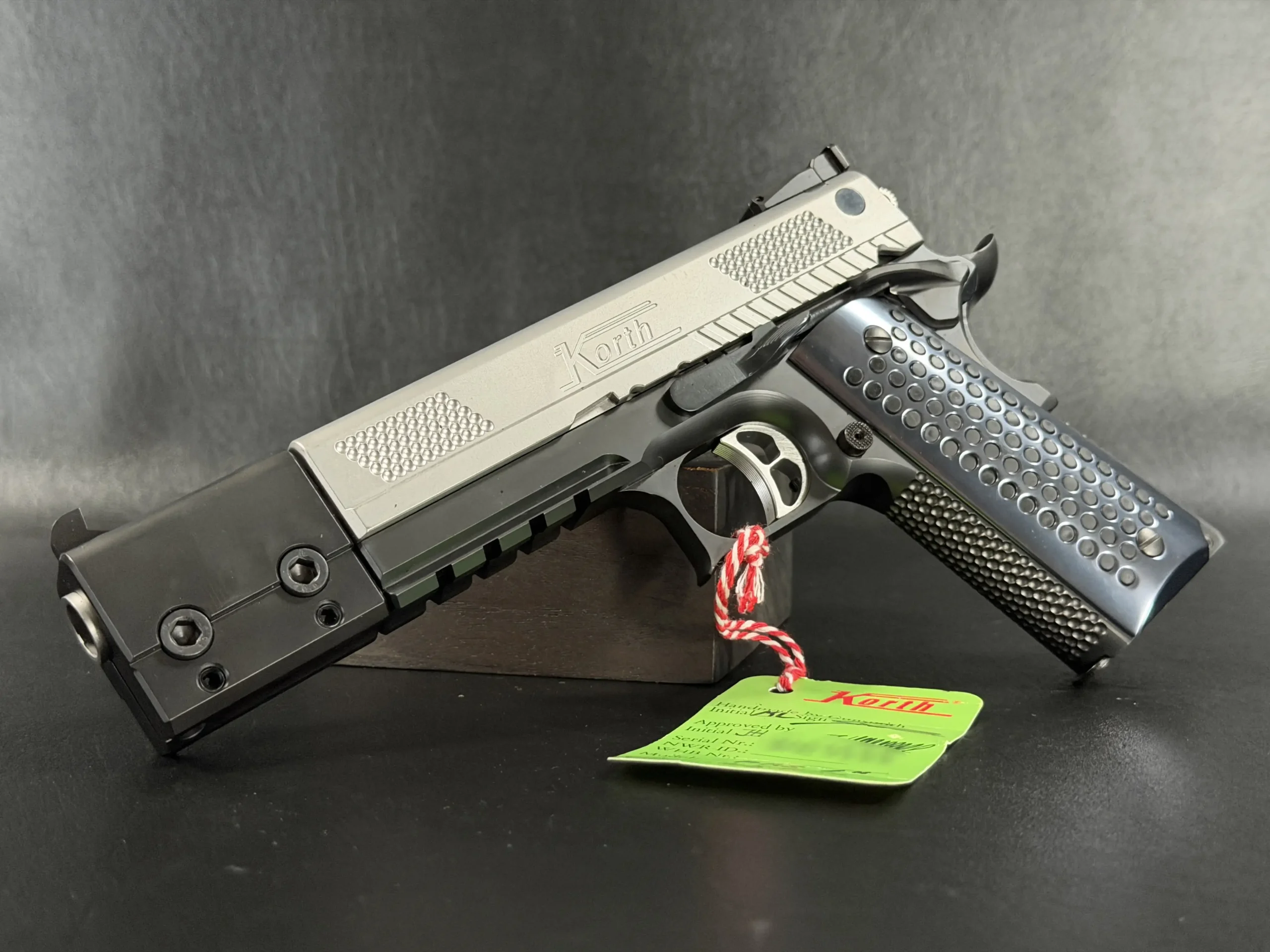 Korth PRS 6 Inch competition pistol display