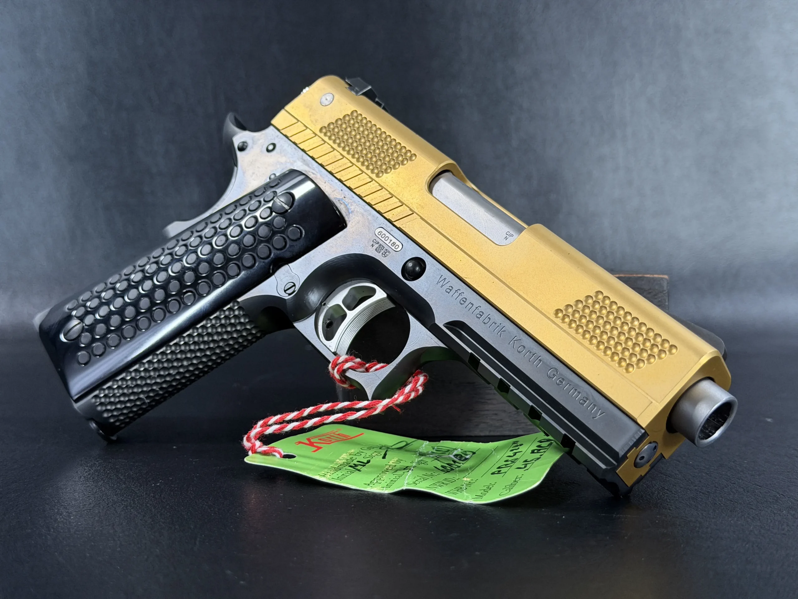 Korth PRS Black Anodized Aluminum Grips