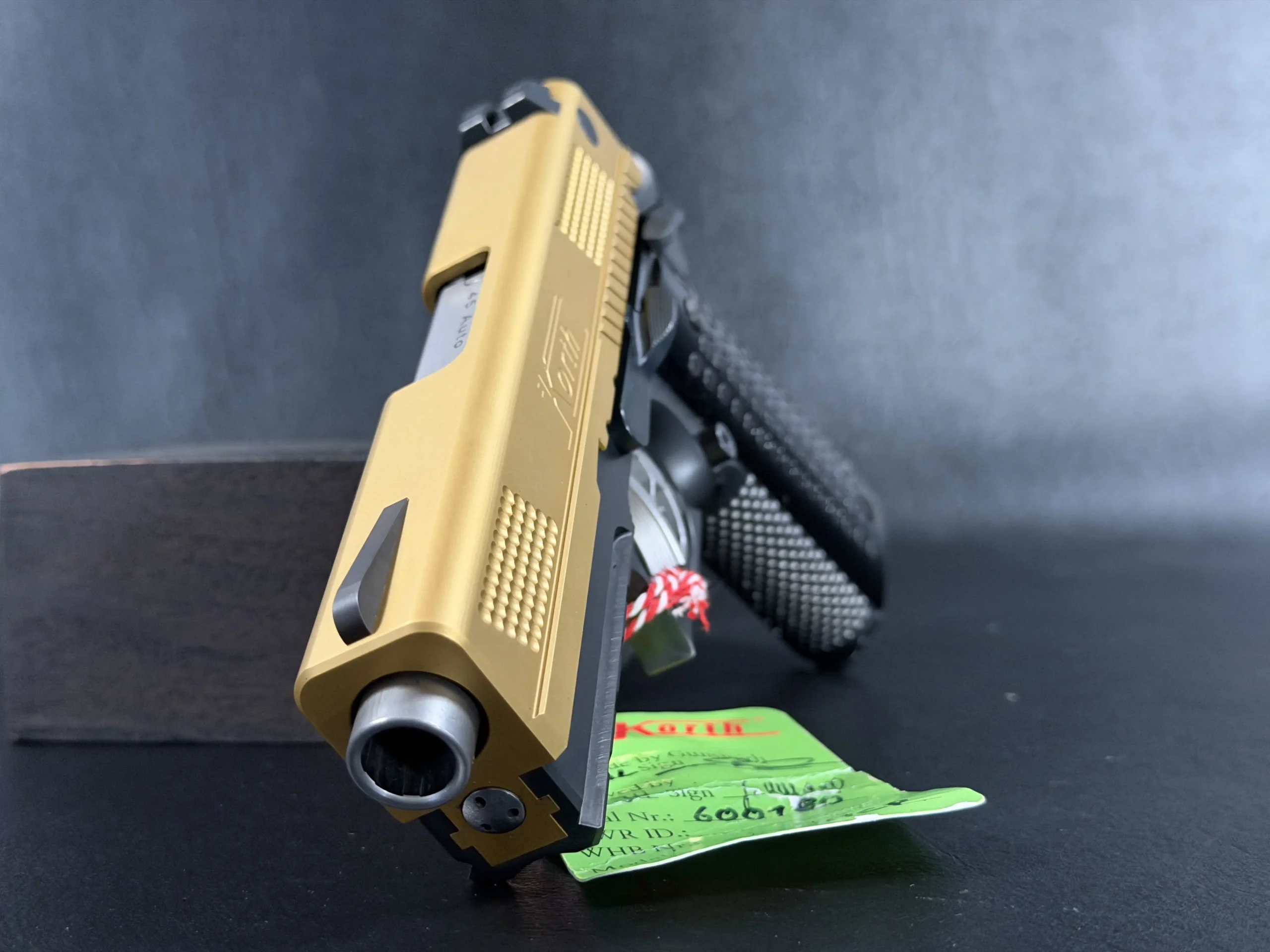 Korth PRS Gold and Black Semi Automatic