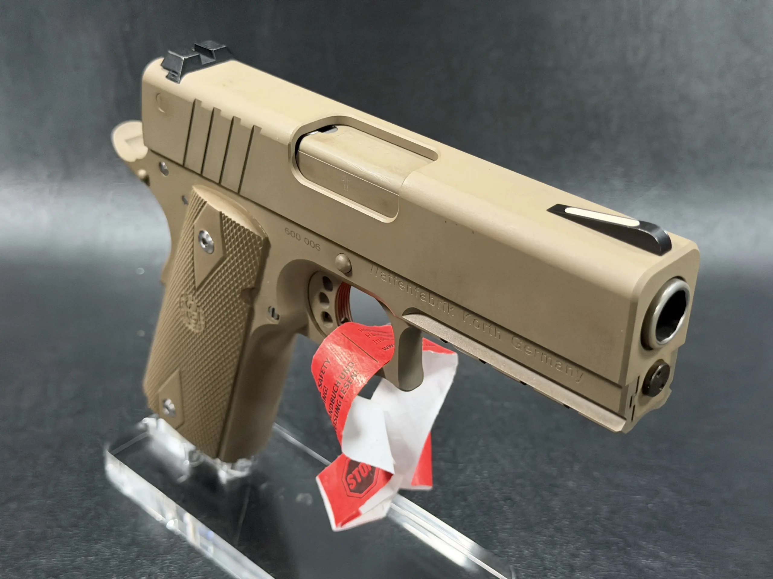 Korth PRS Tan Cerakote Detail