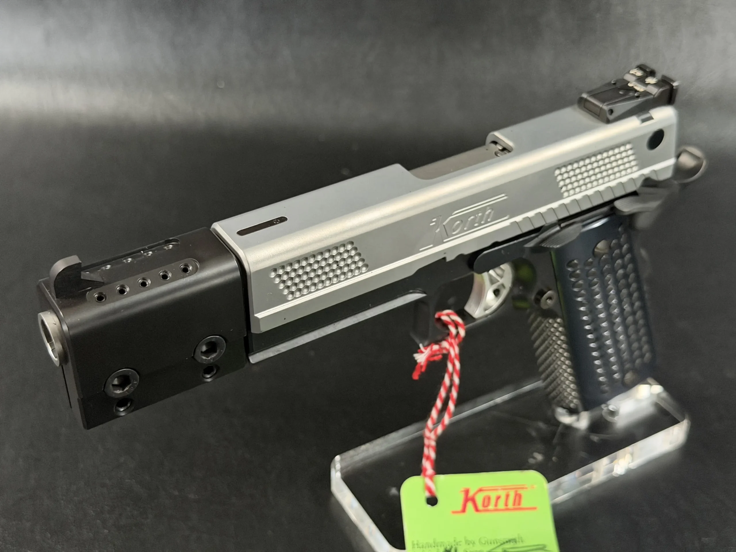 Korth PRS stainless and black craftsmanship detail