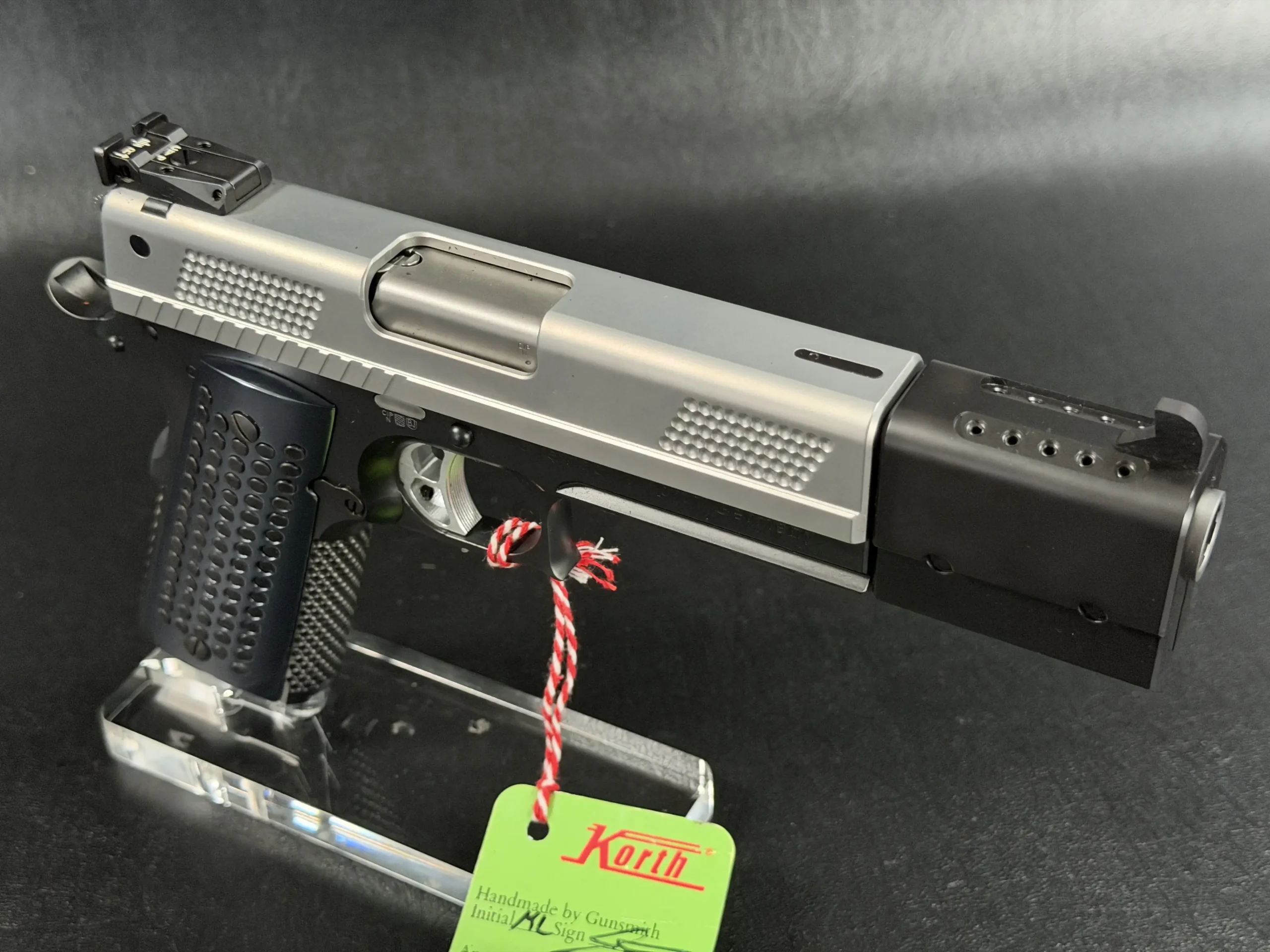 Korth PRS stainless black complete matched pistol