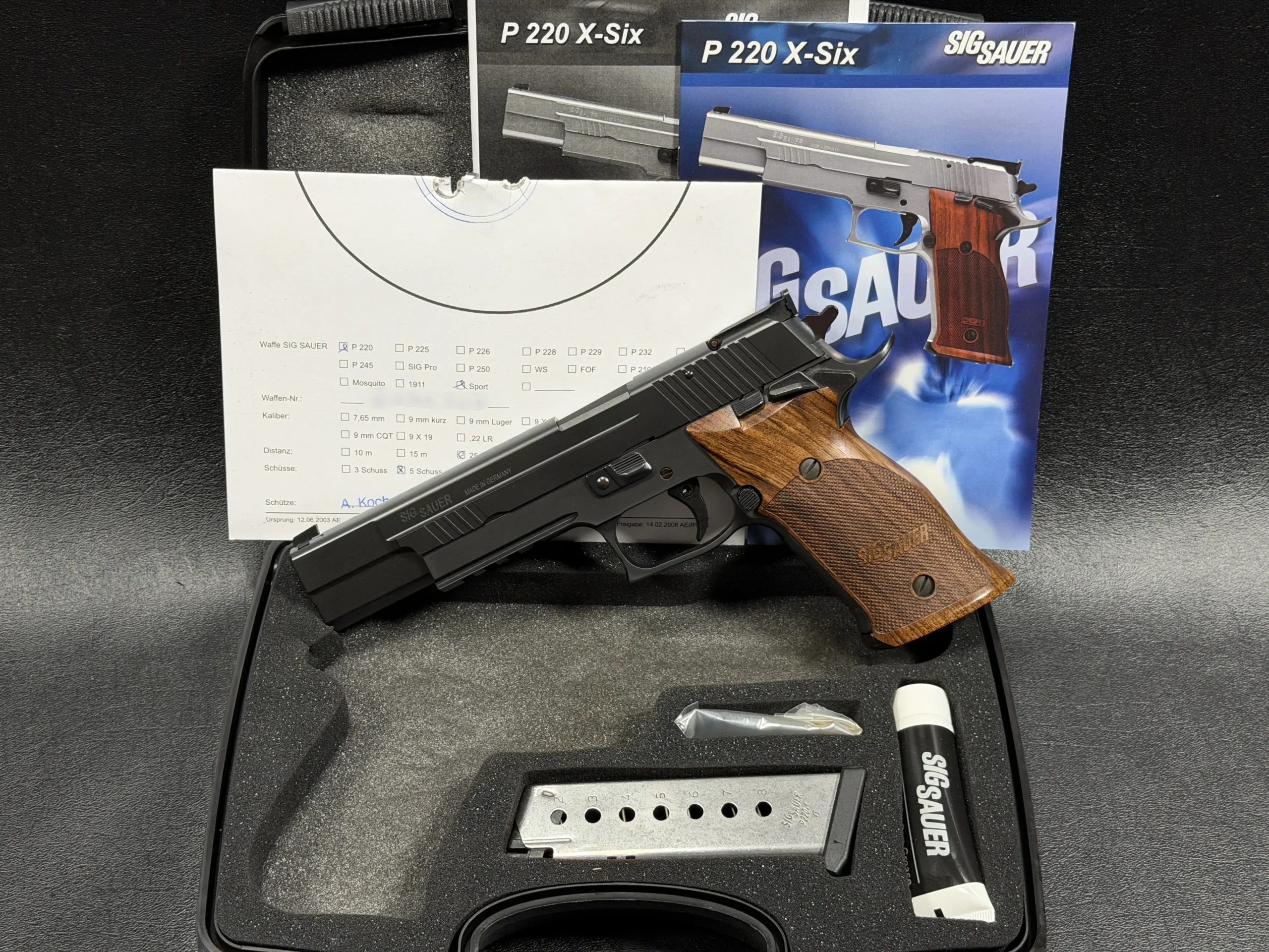 SIG Sauer P220 X Six Black German made pistol