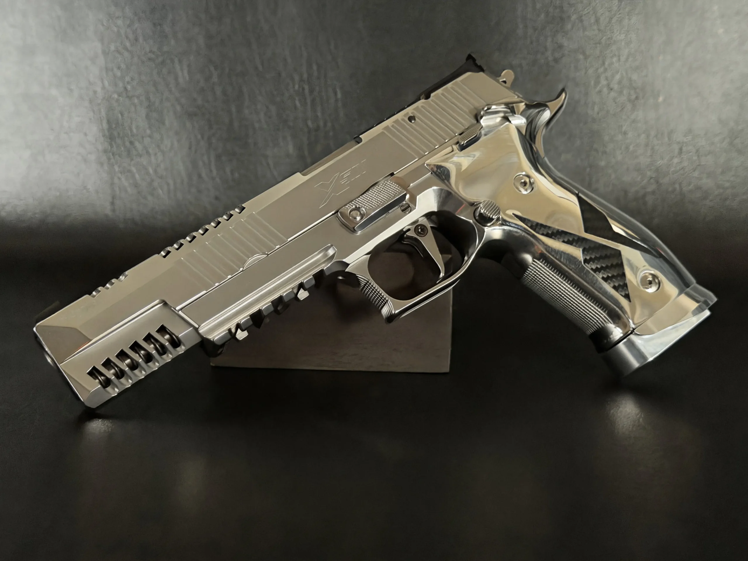 sig p226 x six supermatch chrome carbon