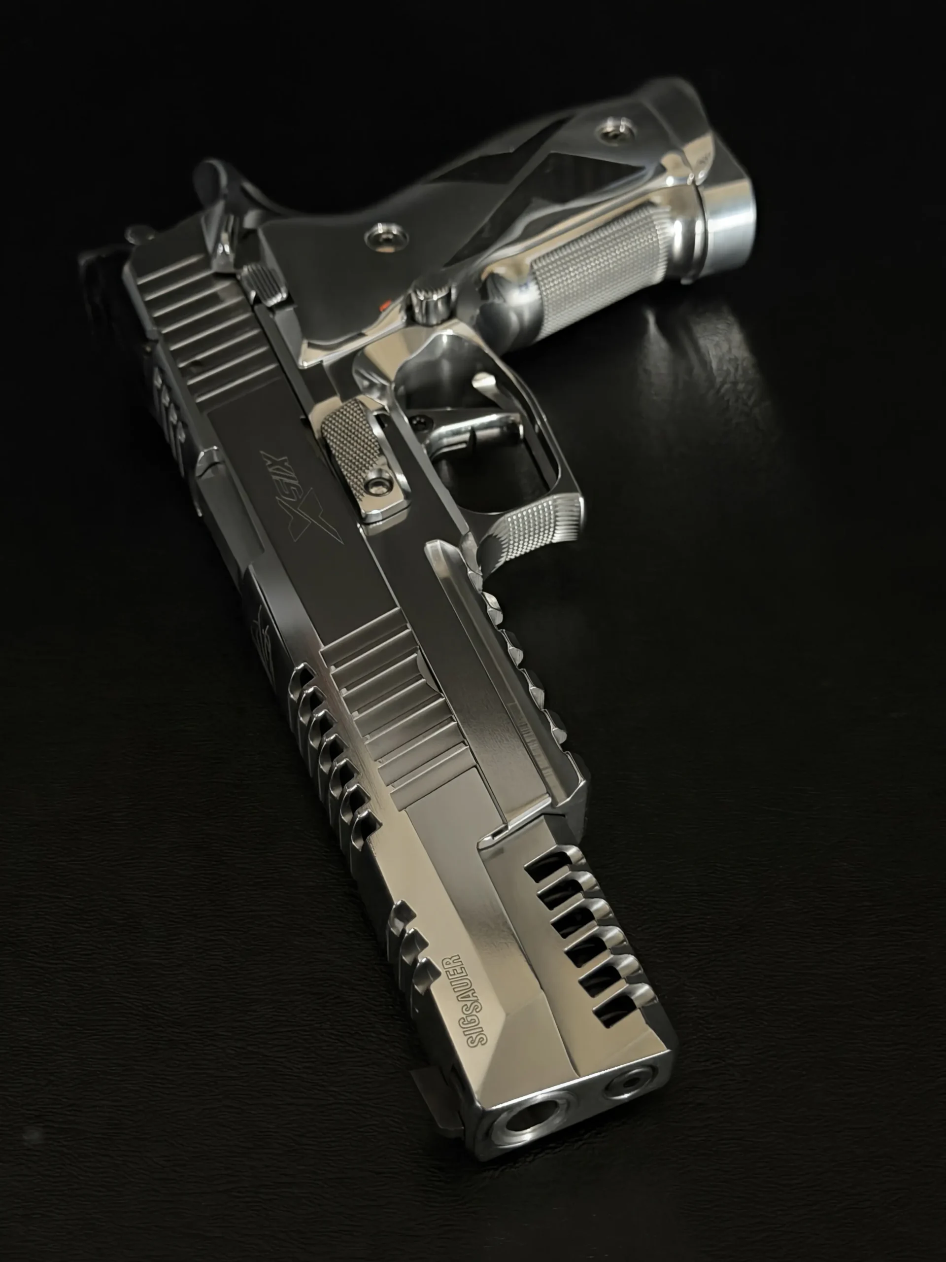 sig sauer x six chrome polished finish