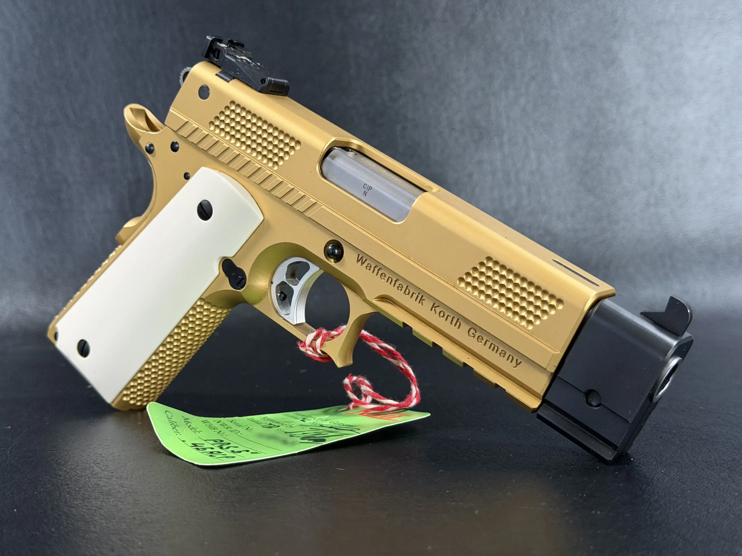 Korth PRS Gold Luxury Firearm Detail