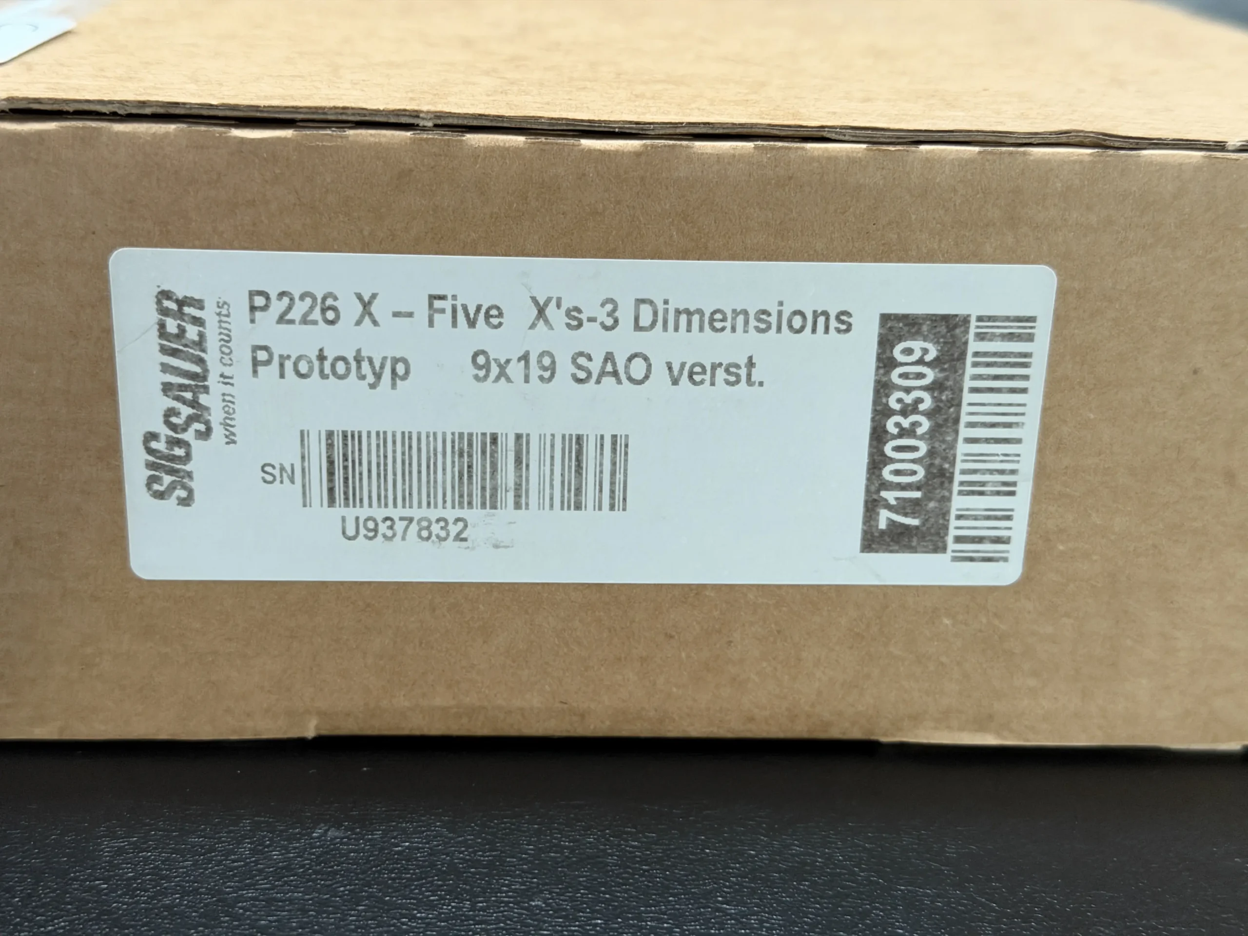 SIG Sauer Mastershop Design Study P226 X Five