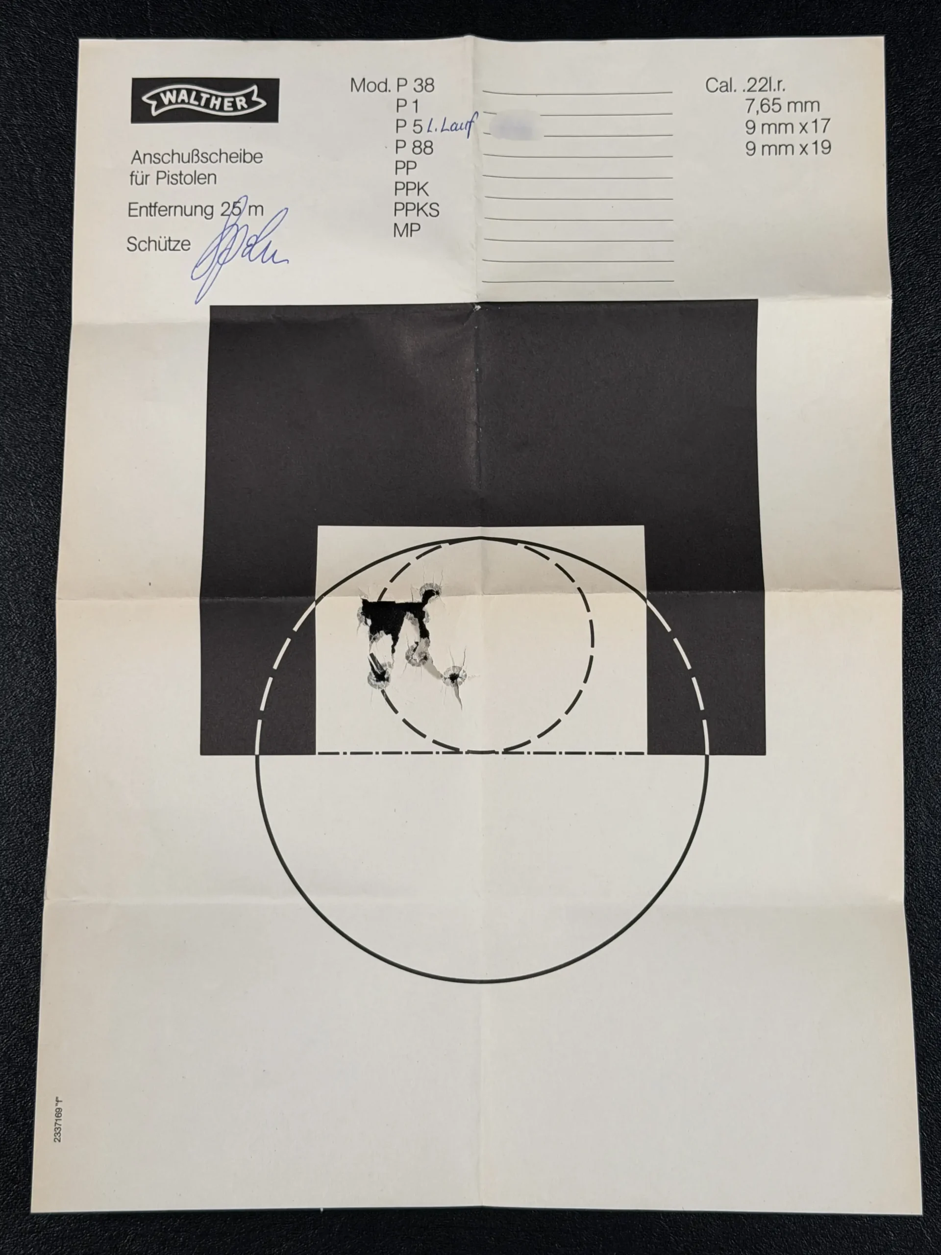 Walther P5 Police Service Pistol